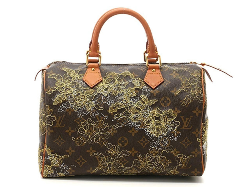 LOUIS VUITTON Bag Handbag Speedy Monogram Dentelle